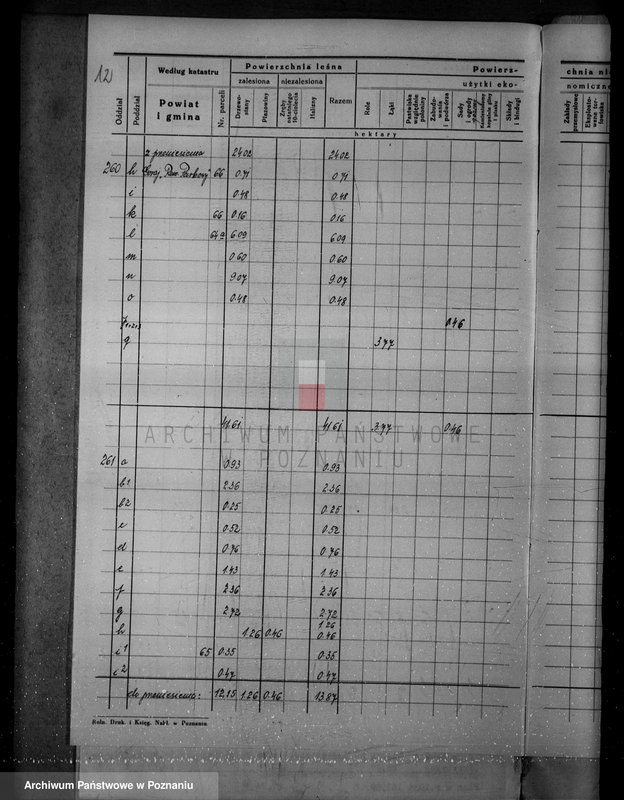 Obraz 16 z jednostki "/Nadzór nad gospodarką w lasach majątku Krucz-Goraj w powiecie czarnkowskim"