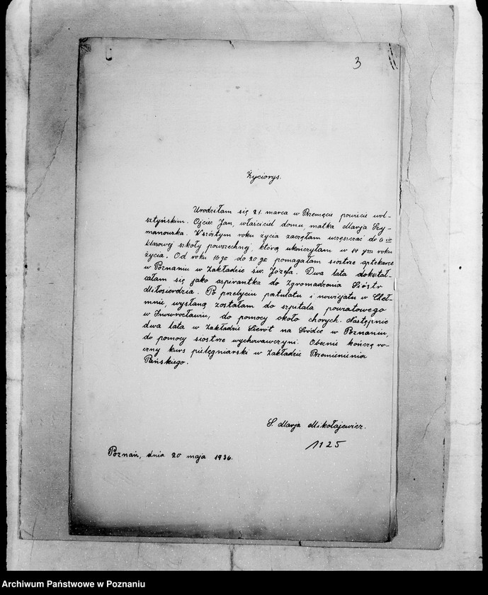 Obraz 7 z jednostki "/Podanie o dopuszczenie do egzaminu pielęgniarskiego/"