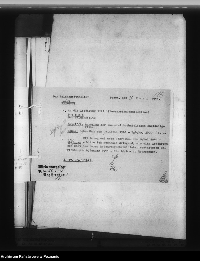 Obraz 20 z jednostki "Talsperre Dilltal (Sprawy dróg wodnych)"