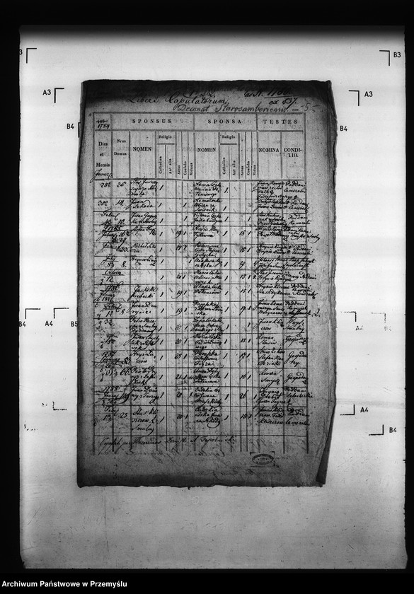 Obraz 8 z jednostki "[Kopie ksiąg metrykalnych parafii Bystrzyca (dekanat Podbuż)]"