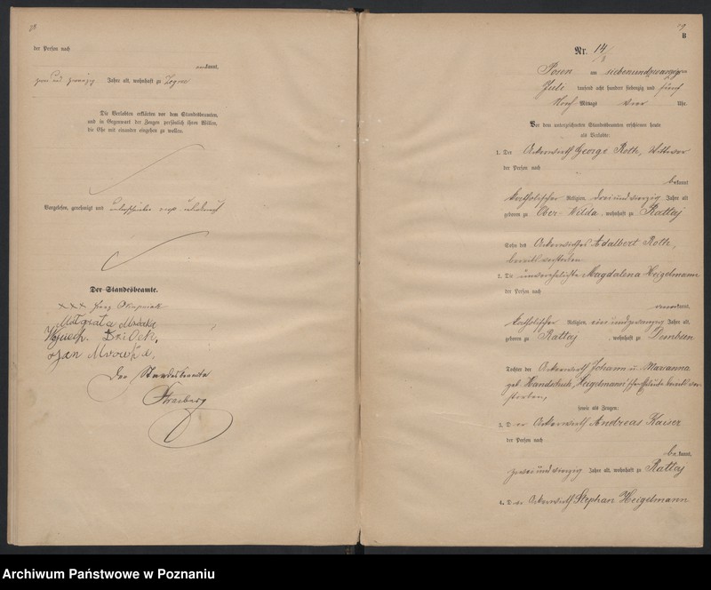 Obraz 17 z jednostki "Księga małżeństw"