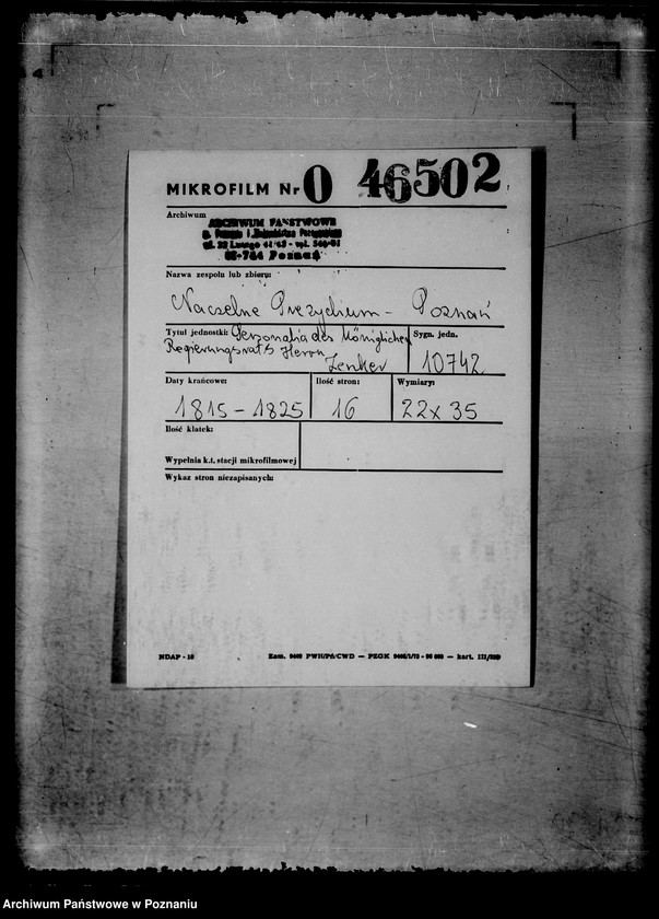 Obraz 2 z jednostki "Personalia des königlichen Regierungsrats Herrn Zenker, jetzt geheimen Regierungsrats, Regierungsdirektor, Regierungspräsident."