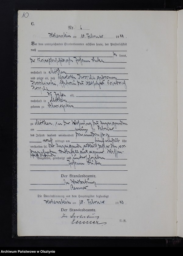 image.from.unit.number "Sterbe-Neben-Register Nr 1 - 84"