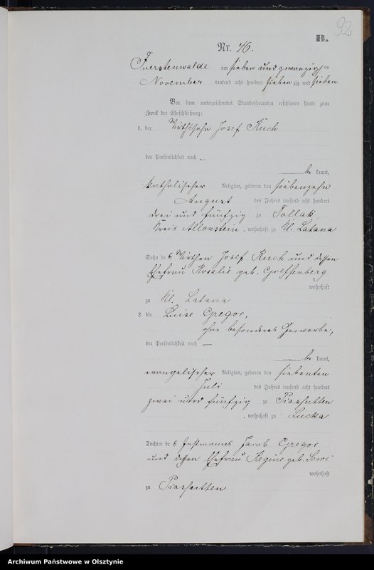 image.from.team "Urząd Stanu Cywilnego w Księżym Lasku pow. szczycieński"