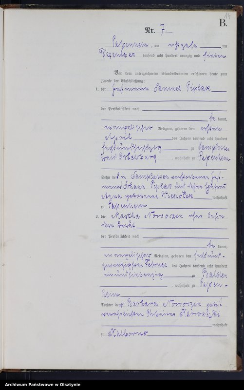 image.from.unit.number "Heiraths-Haupt-Register Nr 1 - 7"