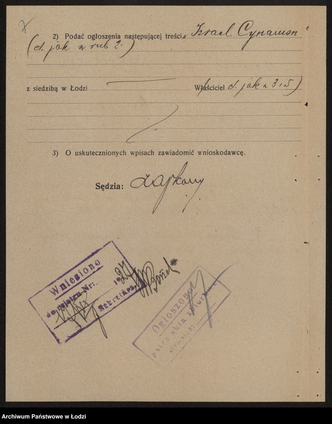 Obraz 9 z jednostki "Izrael Cymmerman- drobna sprzedaż mięsa"