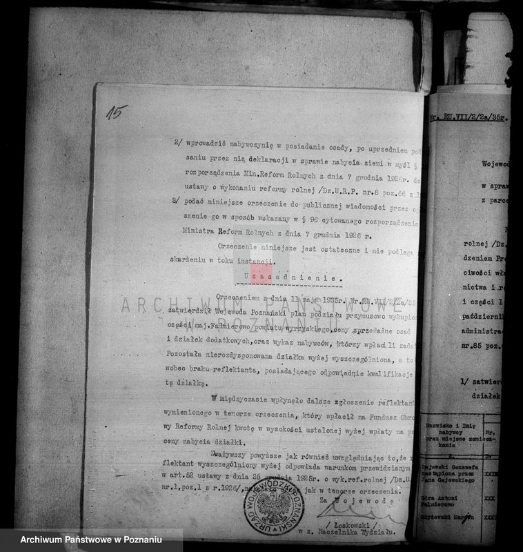 Obraz 20 z jednostki "Operat szacunkowy i tymczasowy rejestr pomiarowy majątku Falmierowo powiatu wyrzyskiego"