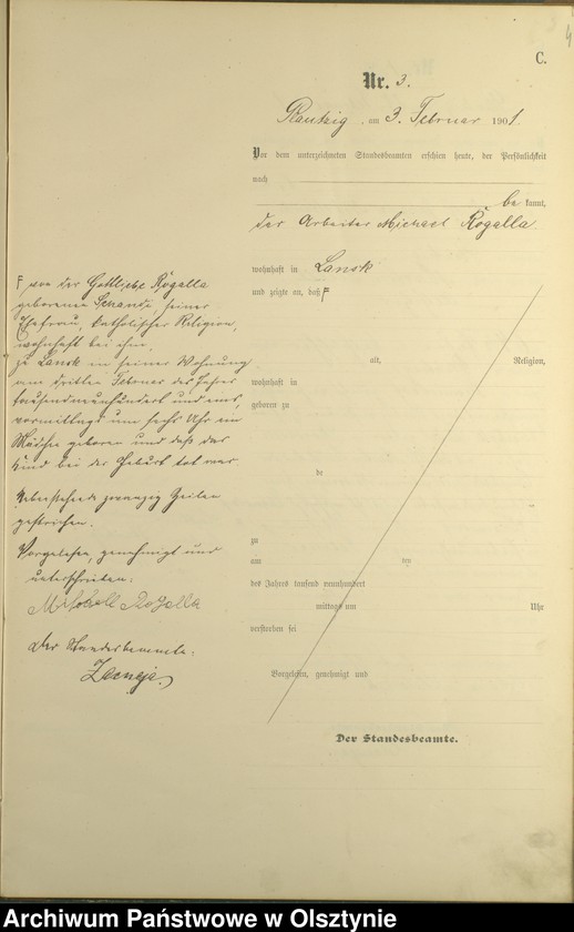 image.from.unit.number "Sterbe-Haupt-Register Nr 1 - 21"