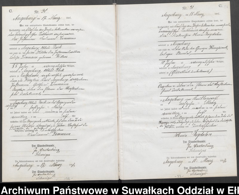 image.from.unit.number "Sterbe-Neben-Register des Preussischen Standes-Amtes [Angerburg] Kreis [Angerburg]"