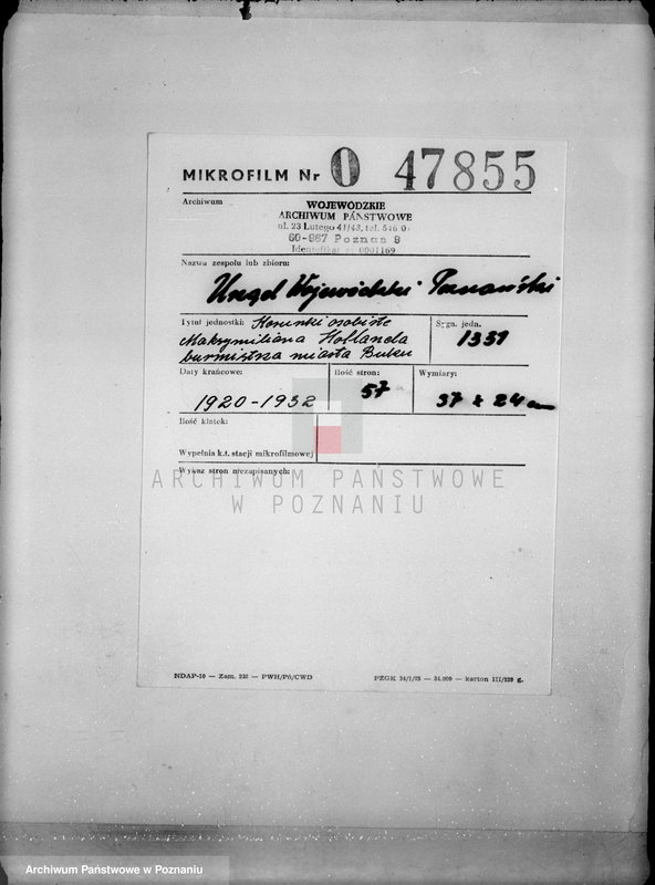 Obraz 2 z jednostki "Stosunki osobiste Maksymiliana Hollanda burmistrza miasta Buku"