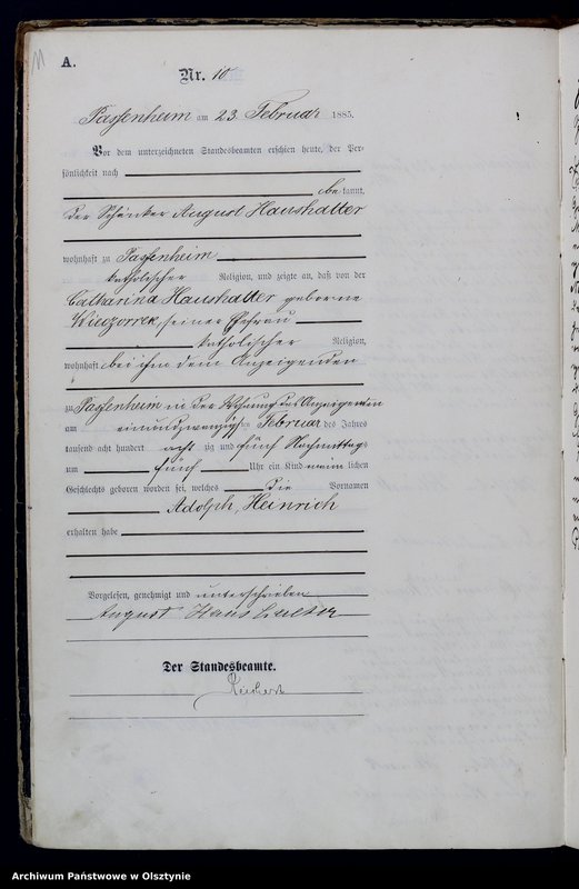image.from.unit.number "Geburts-Haupt-Register Nr 1 - 90"