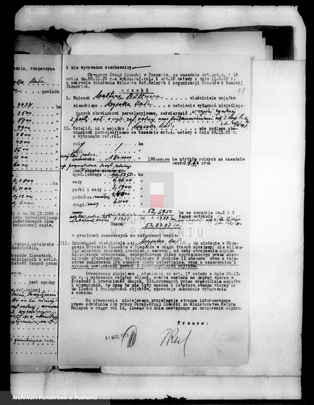 Obraz 18 z jednostki "Majątek Wysoka Mała wyłączenie z art.. 4 i 5 ustawy o wykonaniu reformy Welter Buttner"