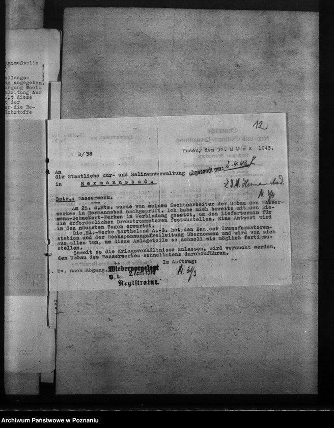 Obraz 16 z jednostki "Wasserwerk - Hermannsbad (Ciechocinek)"