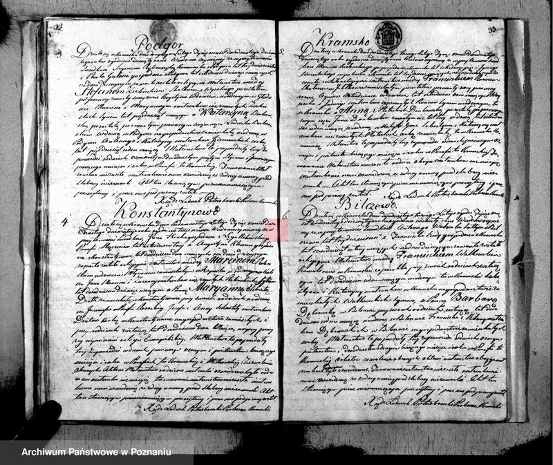 Obraz 19 z jednostki "Akta urodzonych, zaślubionych i zmarłych"