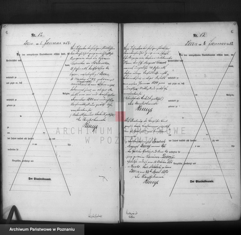 Obraz 8 z jednostki "Księga zgonów t. I"