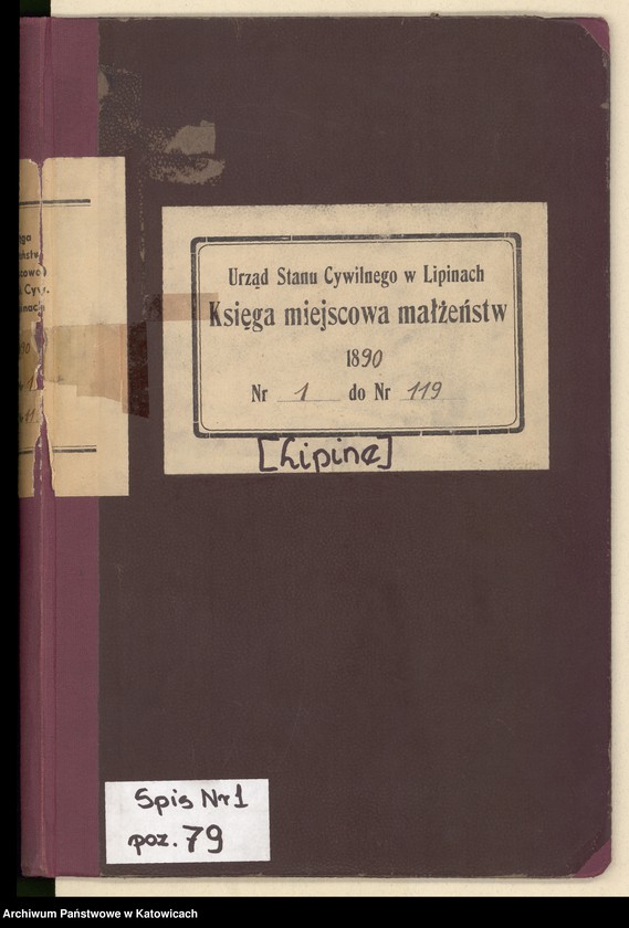 image.from.unit.number "Księga małżeństw nr 1-119"