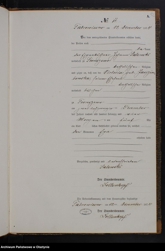 image.from.unit.number "Geburts-Neben-Register Nr 1 - 11"