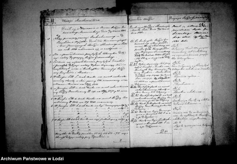 Obraz 12 z jednostki "[Korespondencja z Wydziałem Sarbowym Rządu Gubernialnego Mazowieckiego]"