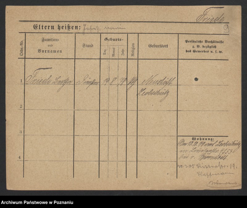 Obraz 11 z jednostki "Fric (Fritz, Fritsch) - Fridlinska"