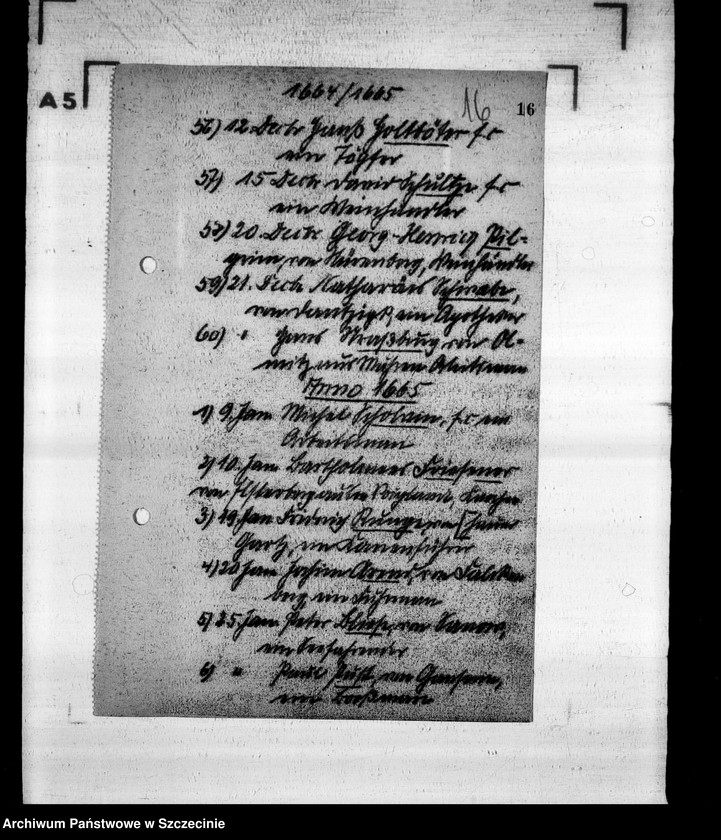 image.from.unit.number "Carl R i t e r s h a u s e n, Stettiner Bürgerbuch, 3. 1661-1695"