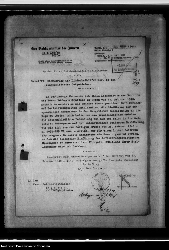 Obraz 9 z jednostki "Reichskinderbeihilfen"