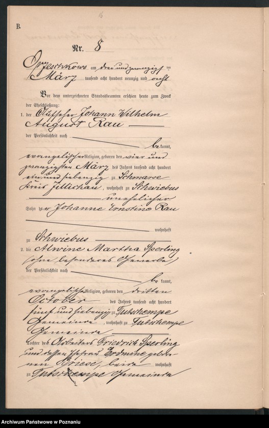 Obraz 18 z jednostki "Księga małżeństw"