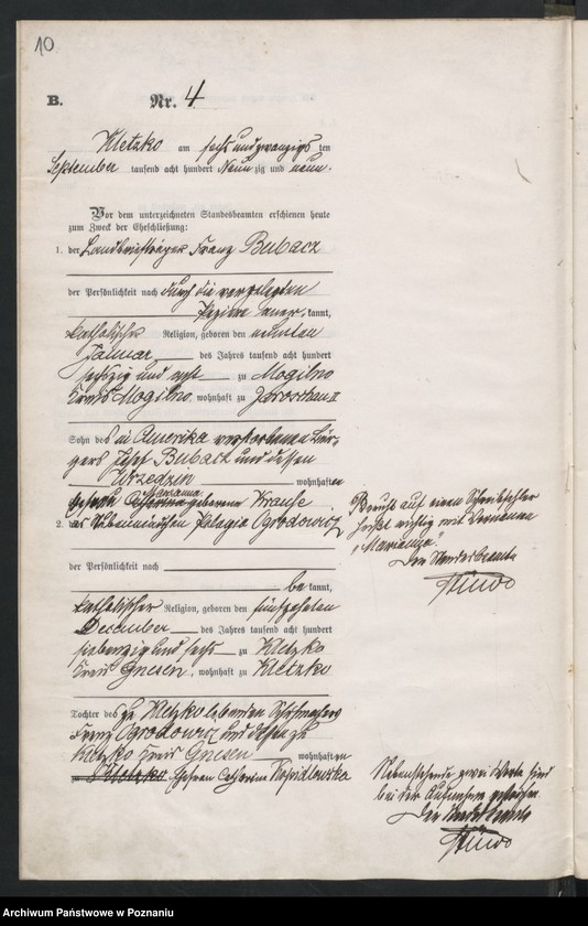 Obraz 13 z jednostki "Heiraths-Hauptregister"
