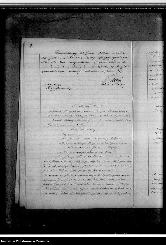 Obraz 18 z jednostki "Protokoły zebrań Zarządu Okręgu Poznańskiego"