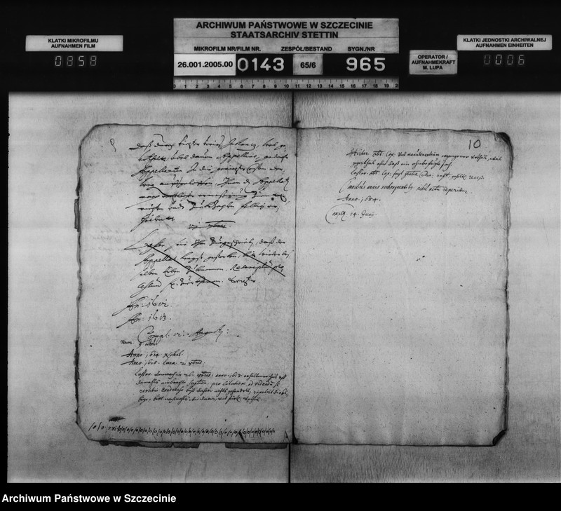 Obraz 7 z jednostki "Die Brüder Karsten und Andreas v. Münchow zu Marsin und Karzenburg / die Erben des Lorenz v. Somnitz zu Bewersdorf: Darlehnsschuld."