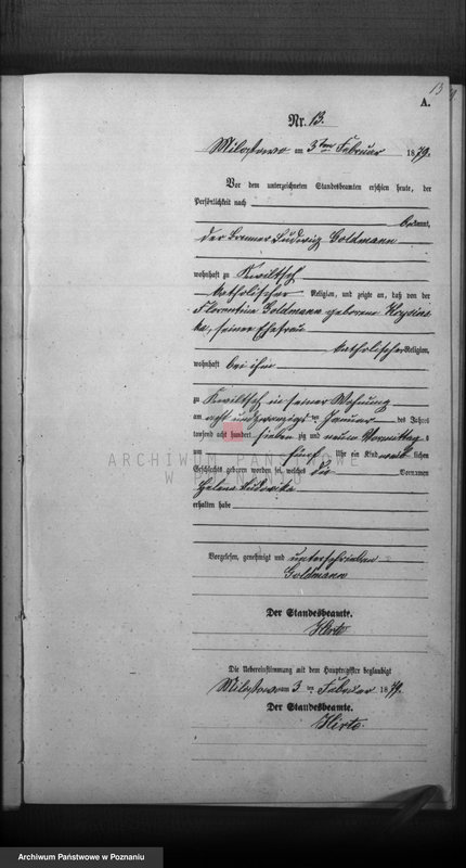 Obraz 15 z jednostki "Księga urodzeń"