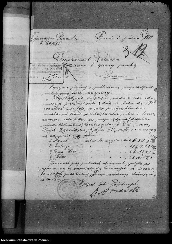 Obraz 18 z jednostki "Administracja majątków - generalia"