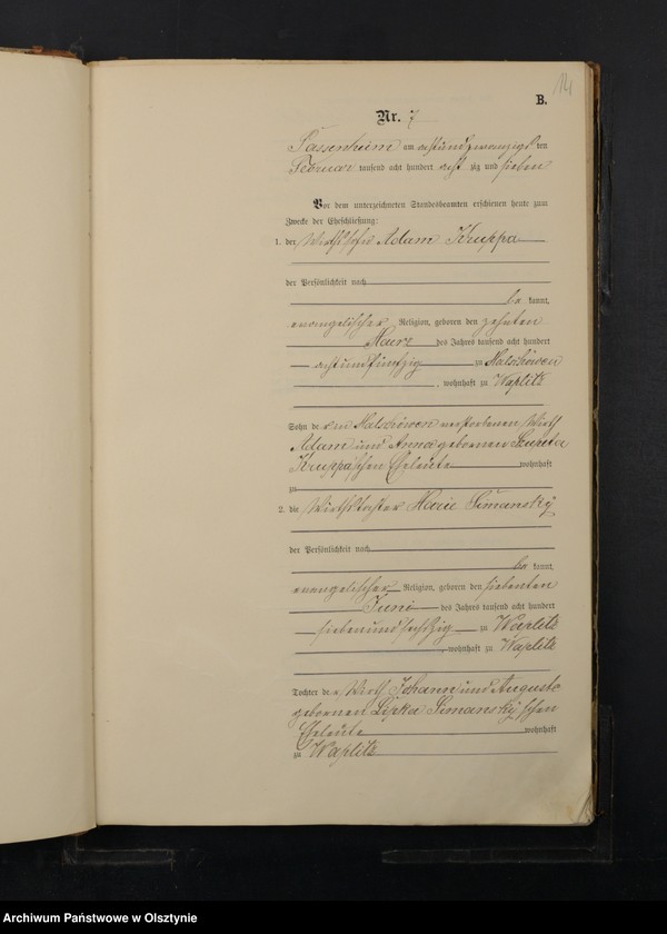 image.from.unit.number "Heiraths-Haupt-Register Nr 1 - 47"