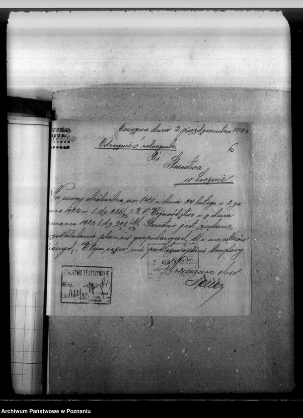 Obraz 10 z jednostki "Majętność leśna Górzno-Bojanice powiat leszczyński"