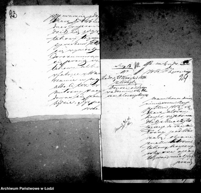 Obraz 20 z jednostki "Akta tyczące się wyprowadzania się fabrykantów"