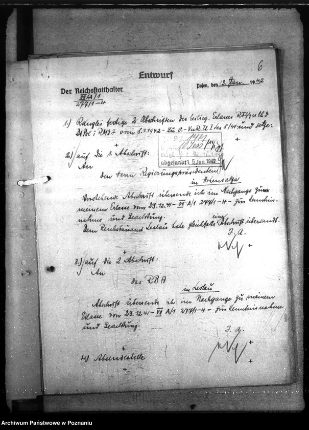 Obraz 14 z jednostki "Neubau - Polizeikaserne Leslau"