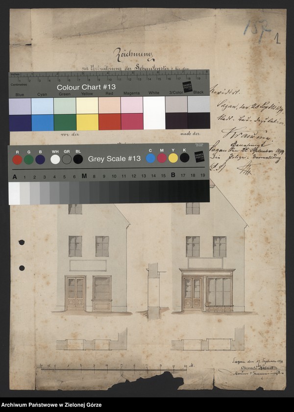Obraz 3 z jednostki "Brüderstrasse 18. Verbreiterung des Schaufenster. Kaufmann Julius Walter."