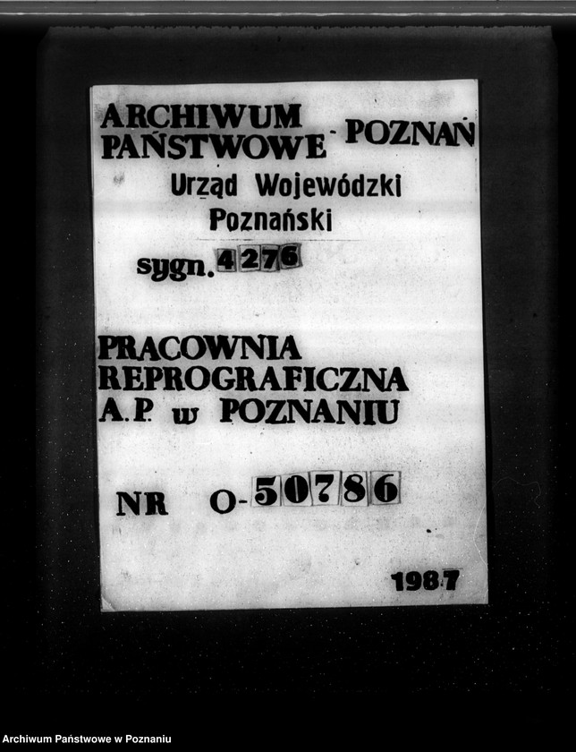Obraz 1 z jednostki "Wydział Powiatowy w Jarocinie nr woj. kotła 2432"