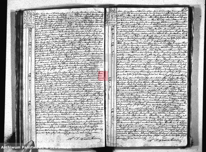 Obraz 17 z jednostki "Akta urodzonych urzędnika stanu cywilnego gminy i parafij sereyskiey od dnia 1-go stycznia 1820 do ostatniego miesiąca grudnia r.b. Urodzonych w Serejach"