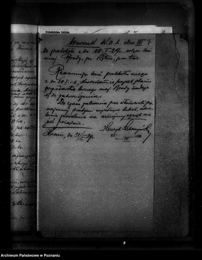 Obraz 11 z jednostki "Zatwierdzenie planu gospodarstwa leśnego dla majątku Brody powiatu tureckiego"