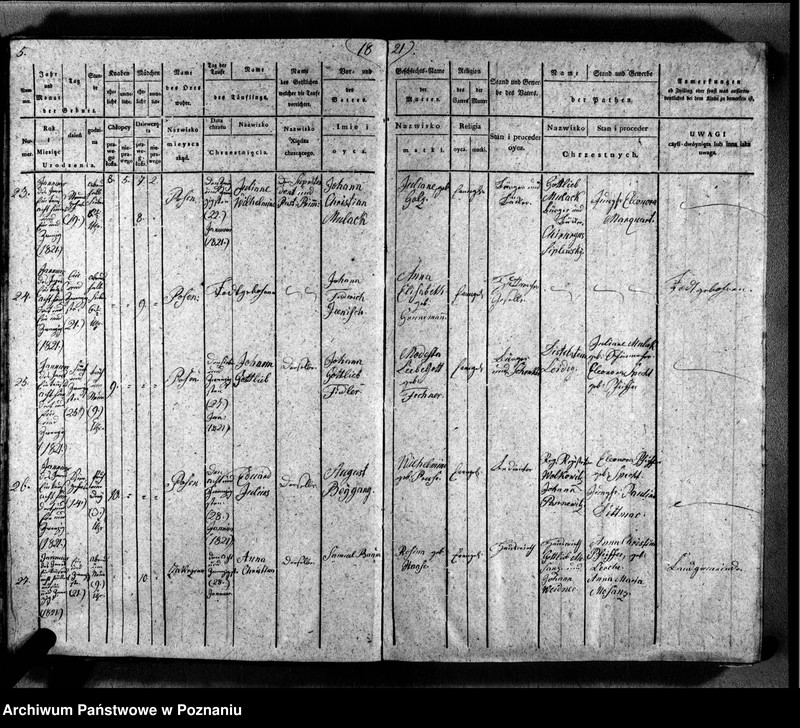 Obraz 8 z jednostki "Duplikat der Getauften, Getrauten, Verstorbenen"