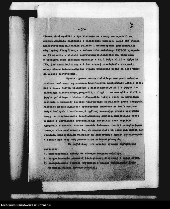 Obraz 10 z jednostki "Prywatne Gimnazjum Męskie- Ostrów Wielkopolski [sprawozdania z wizytacji]"