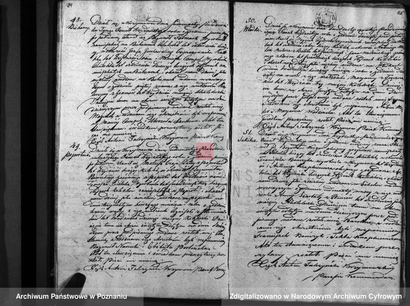 Obraz 16 z jednostki "Akta urodzenia, małżeństwa i zgonu"