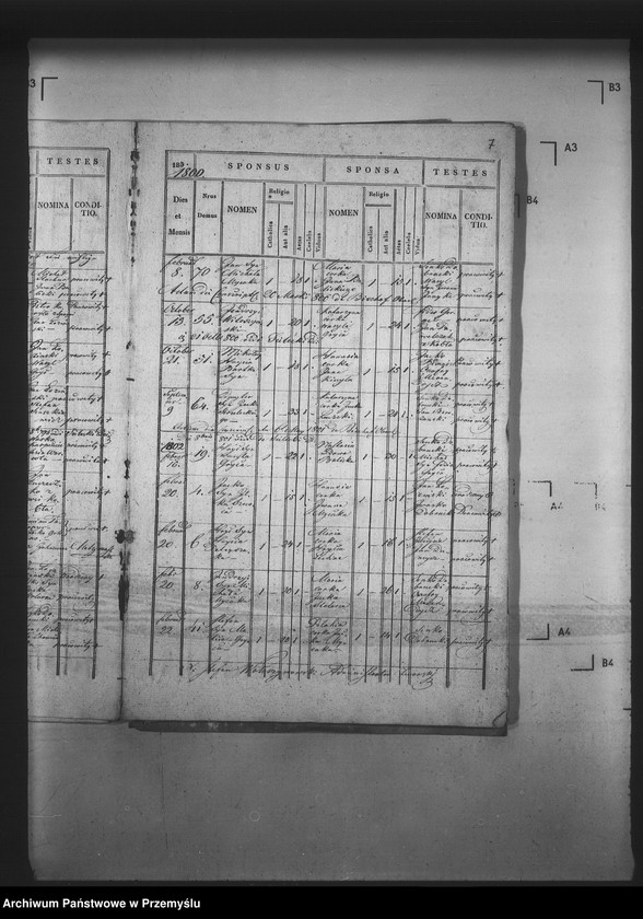 Obraz 11 z jednostki "[Kopie ksiąg metrykalnych parafii Zwór z filią Wola Błażowa (dekanat Podbuż)]"