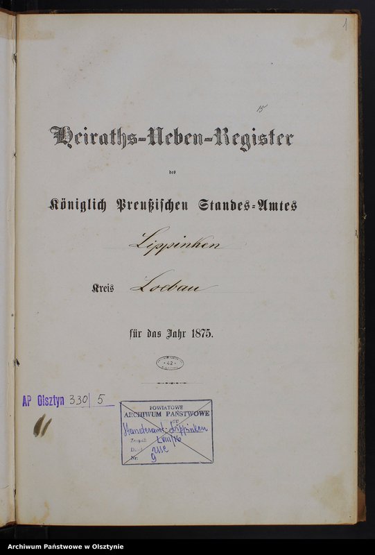 image.from.unit.number "Heiraths-Neben-Register Nr 1 - 17"