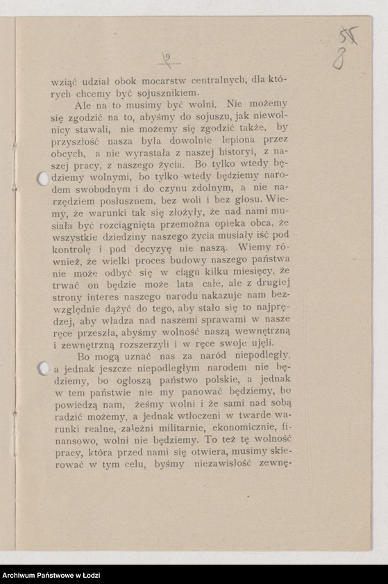 Obraz 8 z jednostki "[Broszura programowa Stronnictwa Niezawisłosci Narodowej]"