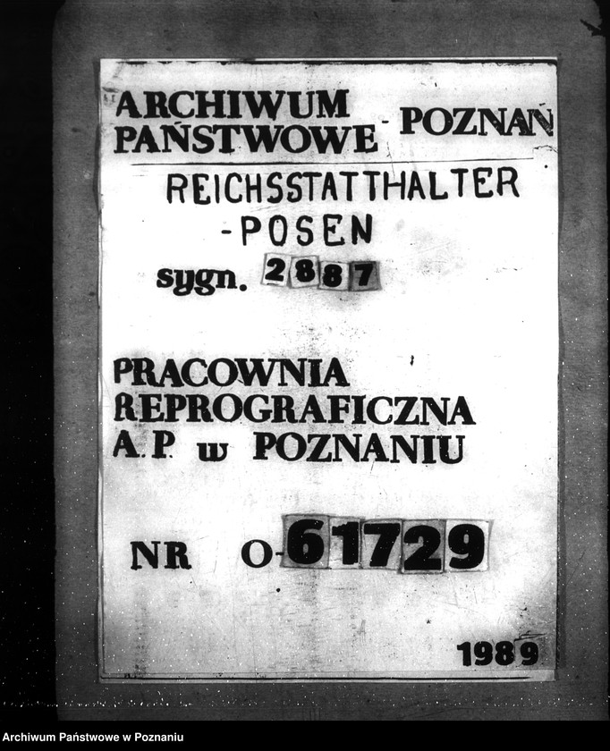 Obraz 1 z jednostki "Übernahme der für die Ordnungspolizei und Staatliche Kriminalpolizei erforderlichen Dienstgebäude und Dienstgrundstücke Allgemeines."