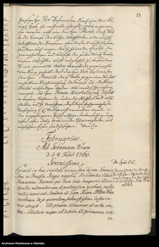 image.from.unit.number "[Liber missivarum]. Index nominum eorum ad quos praecedentes literae exaratae sunt. Register der in […] Briefen enthaltenen Sachen"
