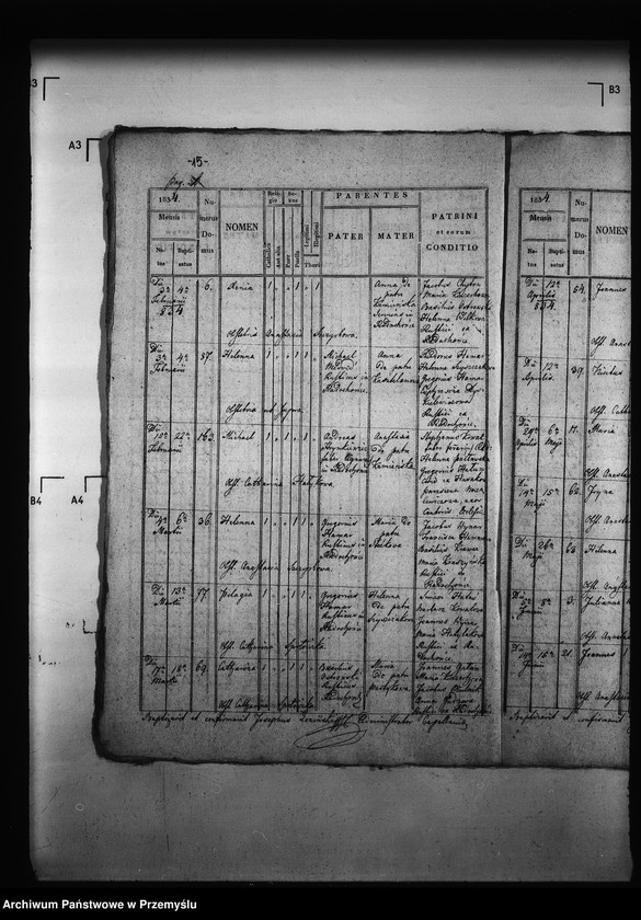 Obraz 19 z jednostki "[Kopie ksiąg metrykalnych parafii Radochońce z filią Horysławice (dekanat Niżankowice)]"
