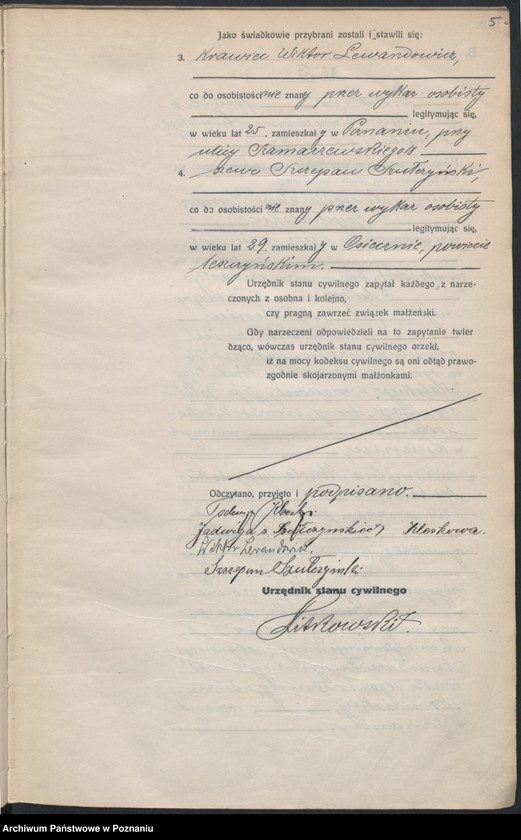 Obraz 7 z jednostki "Księga miejscowa małżeństw tom I [Rejestr główny małżeństw]"