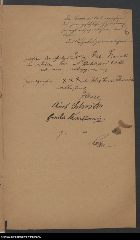 Obraz 8 z jednostki "Die von den Verlobten beigebrachten Urkunden zur Eheschliessung pro 1876"